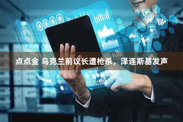 点点金 乌克兰前议长遭枪杀，泽连斯基发声